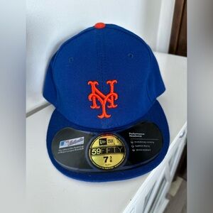 New Era Royal Blue Fitted 59FIFTY Baseball Cap NY Mets